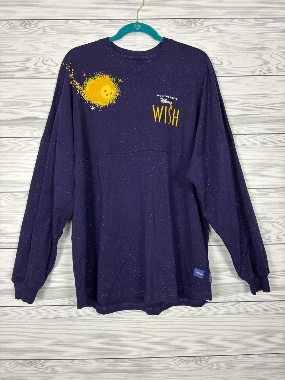 DISNEY Spirit Jersey long sleeve shirt WISH Size XL
